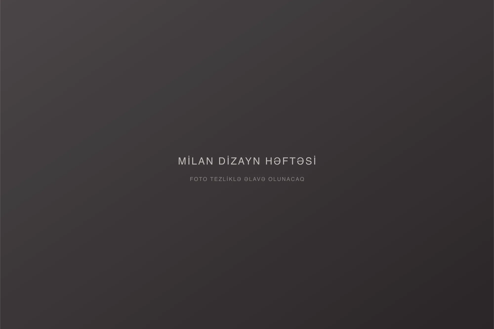 Milan Dizayn Həftəsi
