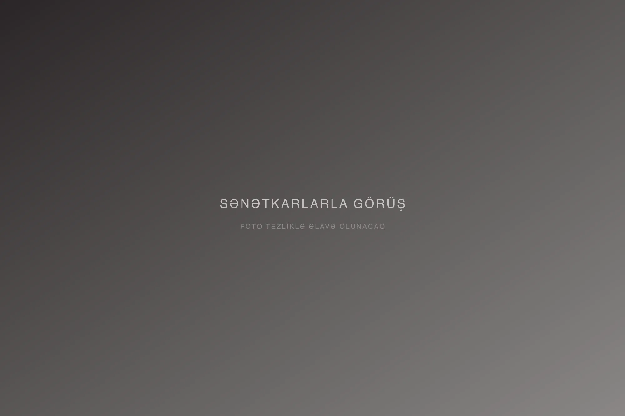 Sənətkarlarla Görüş